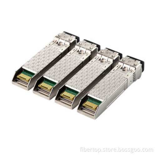 SFP+ CWDM 20km 10G SFP Plus Module, CWDM 1,270 to 1,330nm, 10 to 20km